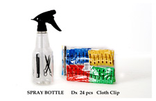 Spray Bottle Dx 24 pcs Cloth Clip