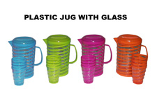 Plastic Jug With Glass