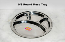 S/S Round Mess Tray