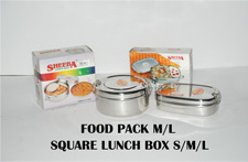 Food Pack & Square Lunch Box